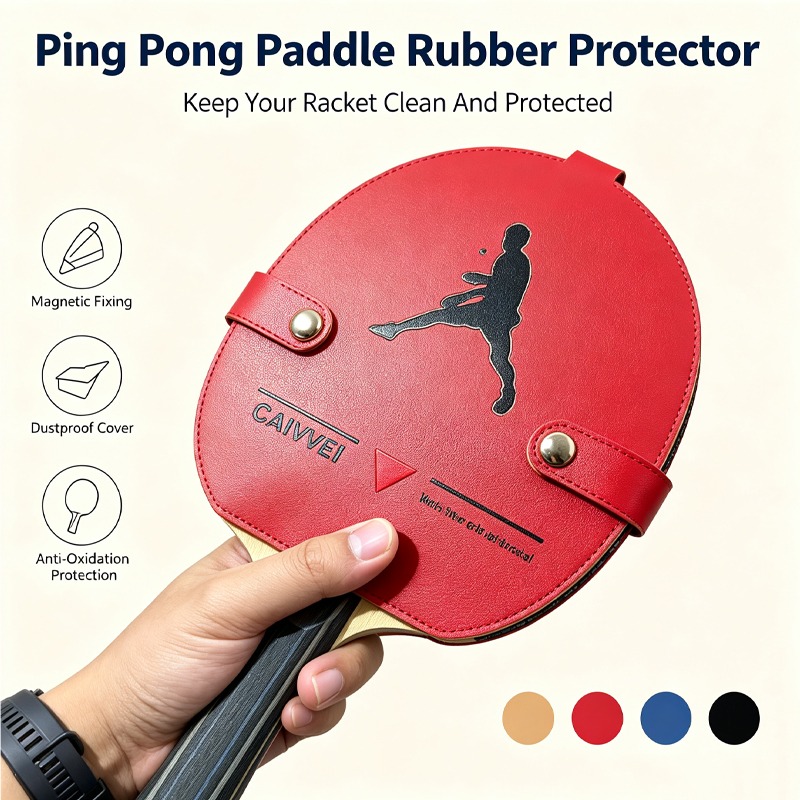 Table Tennis Rubber Protective Film - Magnetic Table Tennis Racket Protector Cover