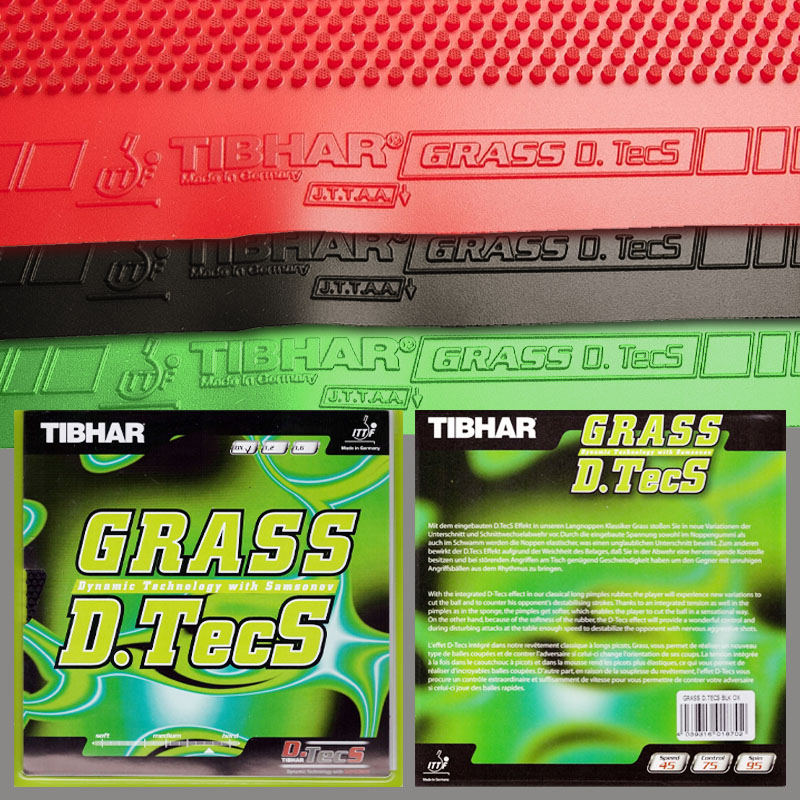 TIBHAR Grass D.TecS Table Tenn - đánh giá và giá Table Tennis Rubber Protective Film