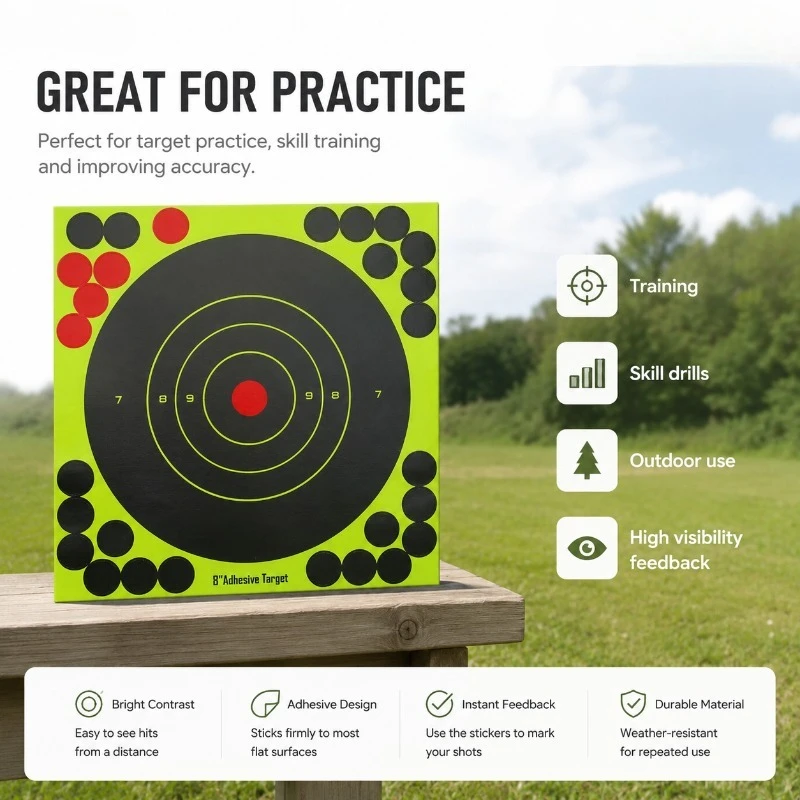 Round Bullseye Splatter Target - đánh giá và giá Practice Target Board
