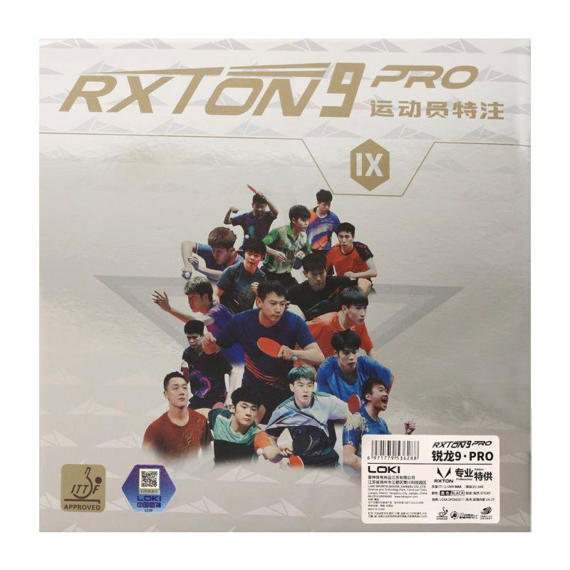 LOKI RXTON 9 PRO Table Tennis  - đánh giá và giá Table Tennis Rubber Protective Film