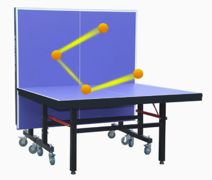Table tennis table indoor fold - đánh giá và giá Table Tennis Folding Table